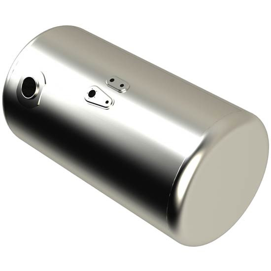 BESTfit Aluminum Fuel Tank 135 Gallon- 26 X 66 Inch- Rear Fill W/ New Style Manifold- Passenger Side For Peterbilt