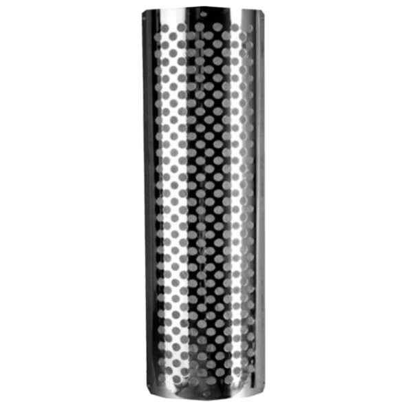BESTfit 4 X 48 Inch Stainless Steel 180 Degree Exhaust Shield W/ Rnd Holes & Brackets For 4 Inch OD Pipe