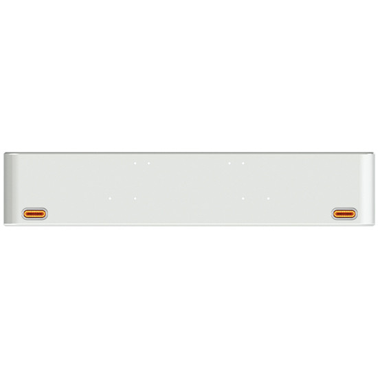 BESTfit 18 Inch Chrome Texas Rolled End Bumper W/ 2 Oval Amber/Clear LED Lights, Chrome Bezels