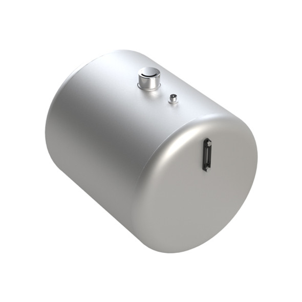 BESTfit Aluminum Hydraulic Tank 50 Gallon- 26 X 30 Inch- Center Fill & Back Ports Filler Neck For Peterbilt