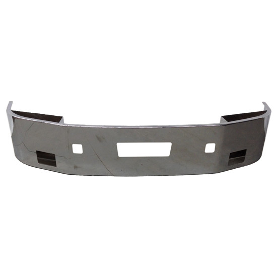 16 Inch Chrome Set Back Axle Bumper With Mounting, Fog, Step And Tow Holes For Peterbilt 384 & 386 SBA