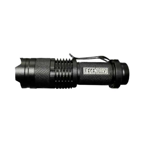 BESTfit Mini Flashlight W/ Logo, Aluminum Housing & Telescopic Zoom