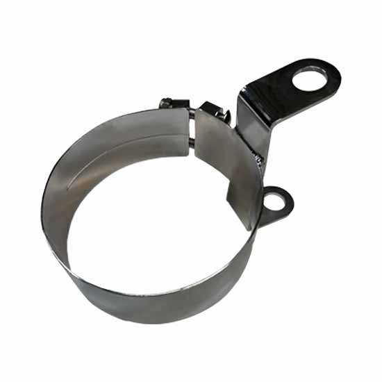 BESTfit 7 Inch Chrome Plated Steel Exhaust Clamp For Peterbilt AeroStyle