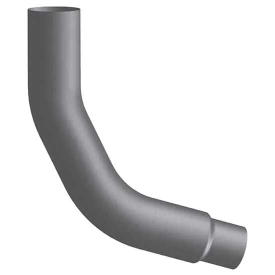 BESTfit Chrome Tapered Top Exhaust Elbow Driver Side W/ Multi Bend Design & 6 OD Inlet & 5 OD Outlet For Kenworth W900B/L AeroCab W/ 40 Inch Steps