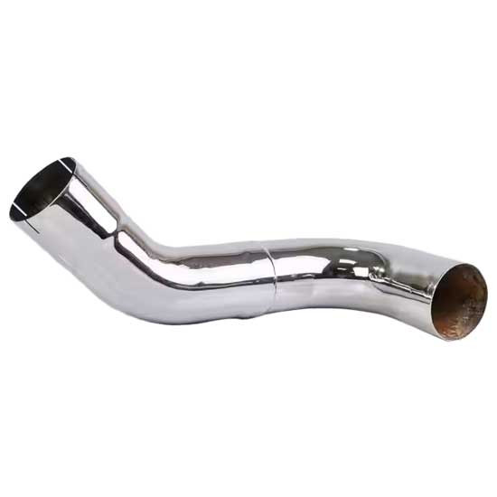 BESTfit Passenger Side Chrome Tapered Top Exhaust Elbow W/Multi Bend Design, 7 OD Inlet & 5 OD Outlet For Kenworth T600, T800 & W900L/B Non-AeroCab