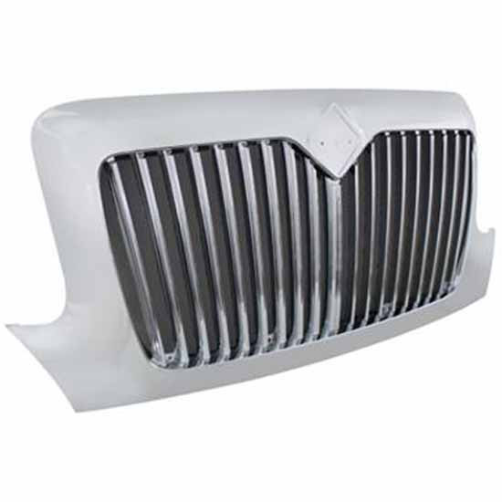 BESTfit Chrome Grille W/ Back Bug Screen - 57 X 25 Inch For International DuraStar 2002-2023