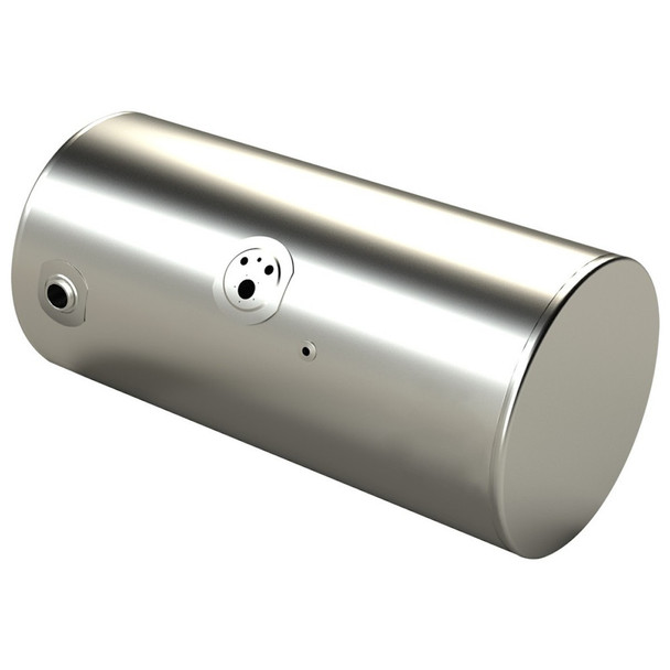 BESTfit Aluminum Fuel Tank 90 Gallon 24.5 X 44 Inch Passenger Side Rear Fill For Kenworth
