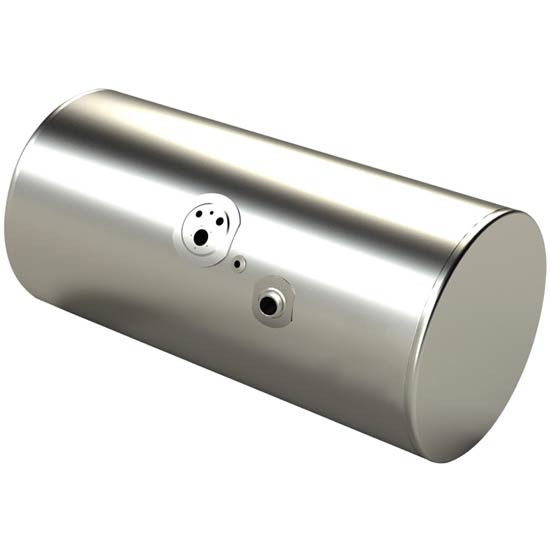 BESTfit Aluminum Fuel Tank 120 Gallon- 24.5 X 60 Inch- Rear Fill W/ Center Manifold- Passenger Side  For Kenworth