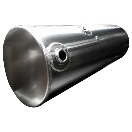 BESTfit Aluminum Fuel Tank 135 Gallon- 24.5 X 66 Inch- Rear Fill W/ Rear Manifold- Passenger Side  For Kenworth Rear Manifold