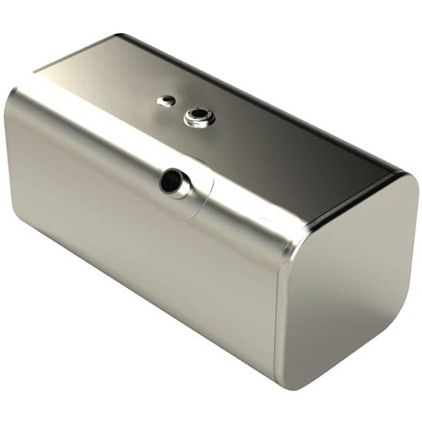 BESTfit 92 Gallon Rear Fill Rectangular Fuel Tank 18 X 18.5 X 63.5 Inch For Freightliner Driver Side