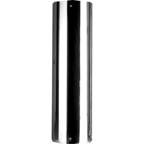BESTfit 6 X 48 Inch Stainless Steel 180 Degree Blank Exhaust Heat Shield W/ Mounting Clamps