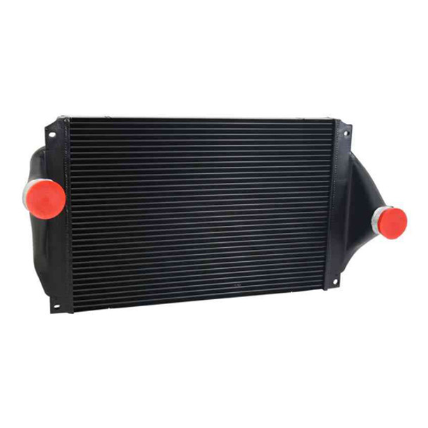 BESTfit Charge Air Cooler, Core Size 37.625 X 25.375 X 2.5 Inch, 4 Inch Inlet & Outlet For Freightliner & Western Star