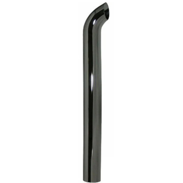 BESTfit 6 X 36 Inch Chrome Curve Turn Exhaust Stack