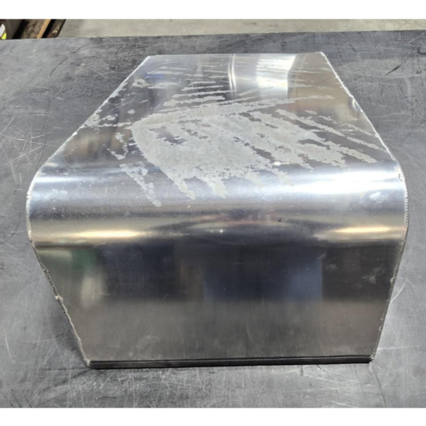 BLEMISHED: 18 Inch Smooth Aluminum Battery Box Cover For Peterbilt 330, 335, 337, 348, 384, 386, 387, 567, 579