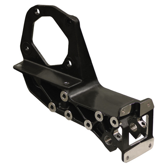 BESTfit Aluminum Front Spring Bracket Hanger With Bumper Mount, Driver Side Replaces 0203115M001L For Peterbilt 357, 375, 377, 378, 379