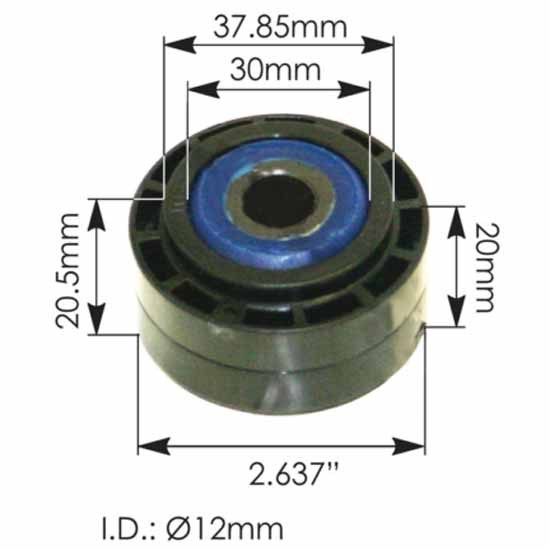 BESTfit Exhaust Poly Bushing Replaces M13-1011  For Kenworth AeroCabs T600, T800 & W900