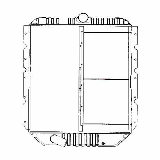 BESTfit Solder On Tank Radiator Replaces TR7303S, 558516, 3A48873D  For International