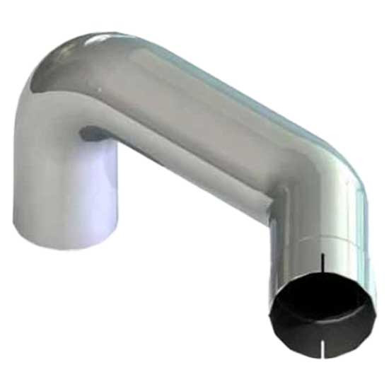BESTfit Driver Side Chrome Tapered Top Exhaust Elbow W/ Multi Bend Design, 7 OD Inlet & 5 OD Outlet For Kenworth T600, T800 & W900L/B Non-AeroCab