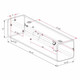 BESTfit Rectangular 90 Gallon Rear Fill Fuel Tank 18 X 18.5 X 64 Inch For Freightliner Driver Side