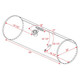 BESTfit Aluminum Fuel Tank 80 Gallon- 26 X 38 Inch- Center Fill W/ Early Style Manifold For Peterbilt
