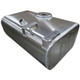 BESTfit Aluminum Fuel Tank 55 Gallon- 15.25 X 25 X 38 Inch- Center Fill W/ Small Rear Upper Step- Passenger Side For GMC
