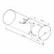 BESTfit Aluminum Fuel Tank 150 Gallon- 26 X 69.75 Inch- Rear Fill- Driver Side For Volvo VNL & Mack