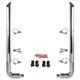 BESTfit 7-5 X 120 Inch Chrome Exhaust Kit W/  Miter Cut Top Stack  Long Drop Elbows No Tee For Peterbilt 357, 378, 379, 389 Glider