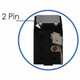 BESTfit 2 Spade Toggle Switch, Off/On Replaces OE 1603399 And 8946K833 For Peterbilt