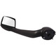 BESTfit Black Hood Mirror W/ Chrome Cover, Passenger Side For Kenworth T680, Peterbilt 579, 587