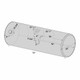 BESTfit Aluminum Fuel Tank 60 Gallon- 22 X 34 Inch- Front Fill W/ Center Manifold- Driver Side  For Kenworth T300 & T450