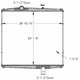 BESTfit Plastic/ Aluminum Radiator Replaces 3818108, HK179100,TR7565P For Kenworth