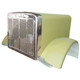 TPHD Aluminum Little Big Hood With SS Extended Grille & Surround For Peterbilt 379 119 BBC