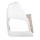 White Passenger Side Fiberglass Hood Fender Assembly 75 Inch Length X 21 1/2 Inch Width X 25 1/2 Inch Height For Kenworth T880