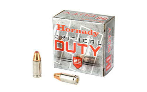 Hornady Critical Duty 9mm +P 124Gr. FlexLock