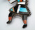 Vintage Zuni Inlay Rainbowman Pin Pendant Lambert Homer 6-1/8" Vintage Zuni Inlay Rainbowman Pin Pendant Lambert Homer 6-1/8"