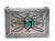 Vintage Navajo Sterling Silver Box Turquoise Native American 1940's