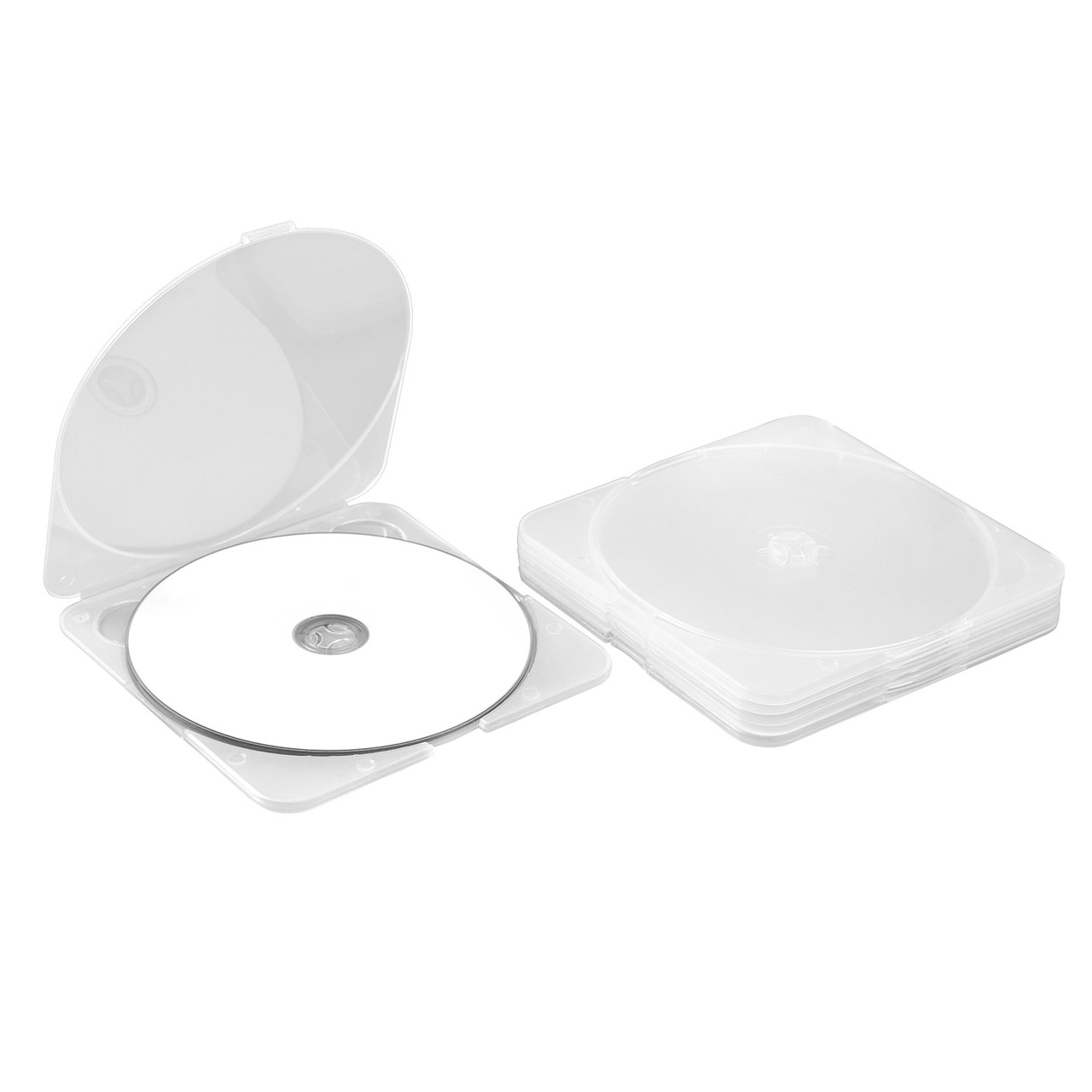 Maxtek 3.8mm Super Slim Single Clear PP Poly CD Case