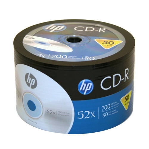 HP  CD-R CDR 52x Blank Disc 80 min 700MB