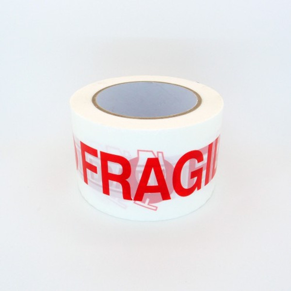 Progo Fragile Handle with Care Packing Shipping Carton Box Sealing Tape, 2.8 inch x110 Yards.