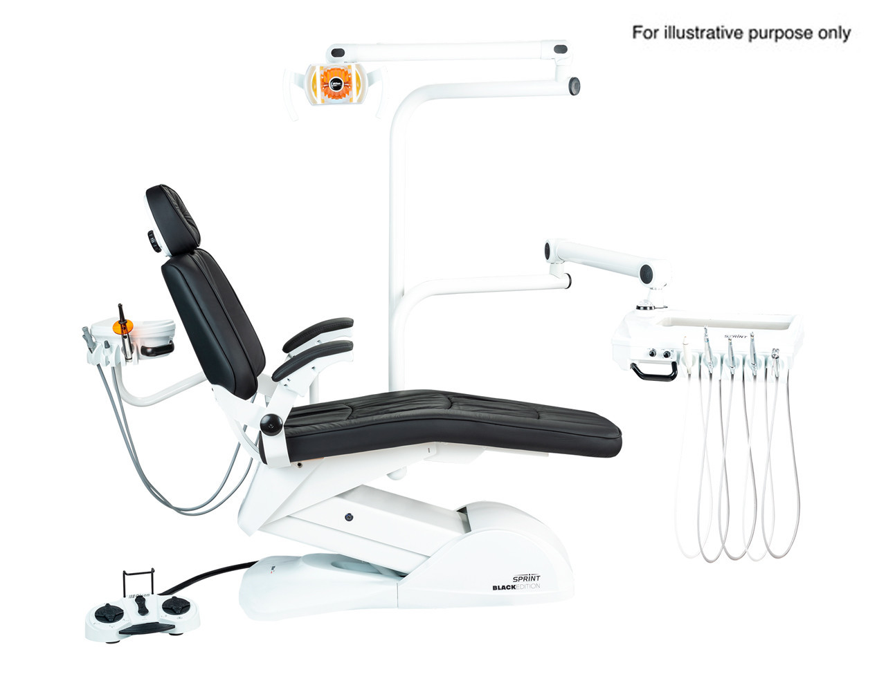 Olsen Sprint Dental Chair Black Edition