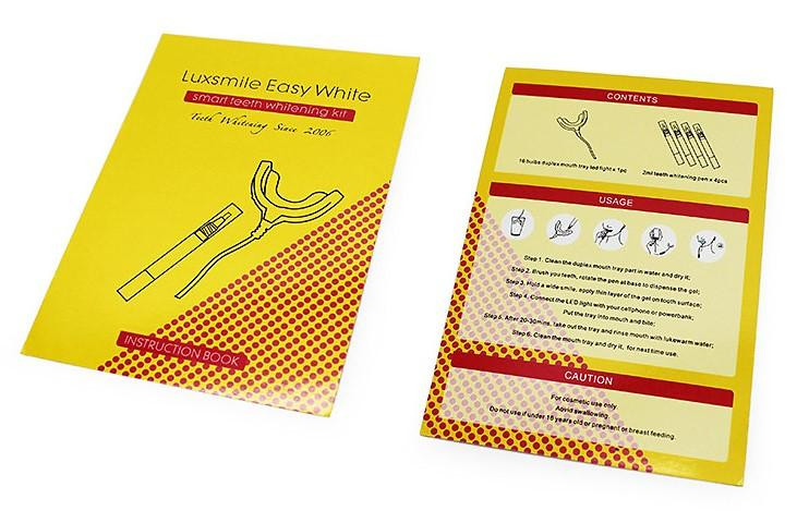 LUXWHITE LED Teeth Whitening Kit up to 10 shades lighter teeth