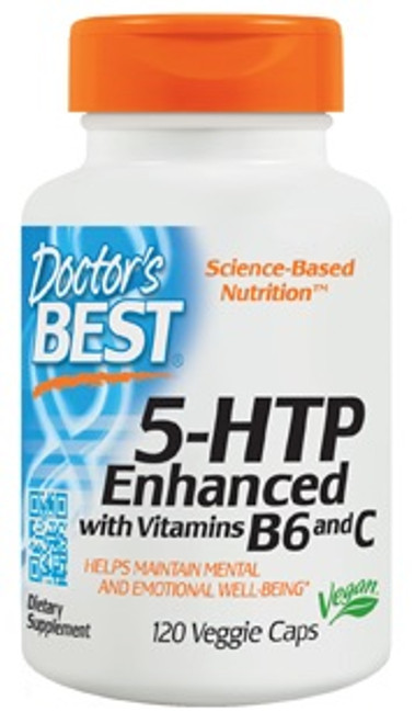 Doctors Best 5-HTP Enhanced w Vit B6 & C 120c Doctors Best 5-HTP Enhanced w Vit B6 & C 120c