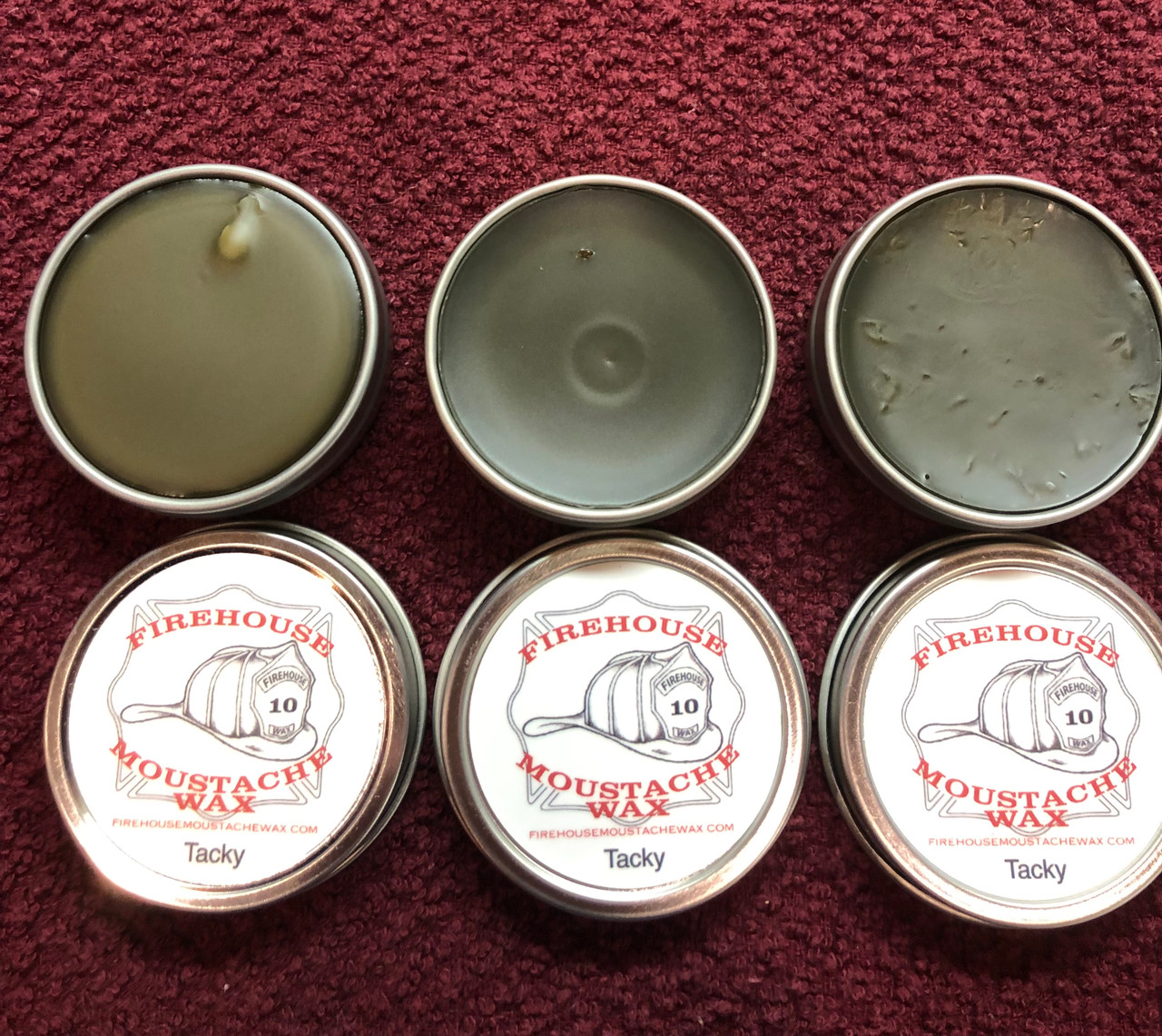 DISCOUNTED Firehouse Moustache Wax Wacky Tacky, 1 oz. tin Firehouse