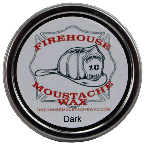 Firehouse Moustache Wax - Dark Wax, 1 oz. tin