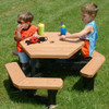 Polly Products Child's Hexagon Picnic Table