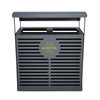 Exposition 70 Gallon Receptacle/Recycler with Custom Two-Tone Door
