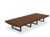 Infinity 4' x 10' Linear Themory Flat Bench, Powder Coat Frame Finish