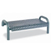 6 foot Outdoor Bench without Back – Contemporary Collection – Inground