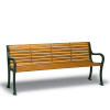 6 foot Outdoor Benches with Back – Covington Collection – Portable/Surface Mount