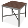 Mixx 42" Square Recycled Plastic Counter Height Table
